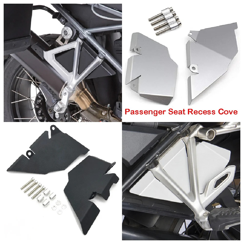 Fits for BMW R1250GS LC R1200GS GS R1250 R1200 Adventure 2014-2024 Motorcycle Passenger Seat Recess Cover Rear Footrest Mudguard