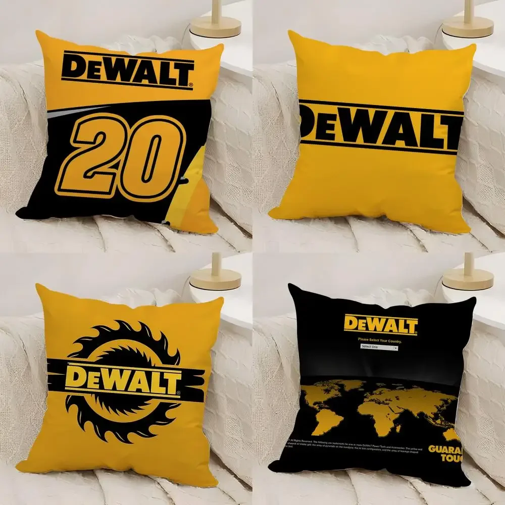 Cool D_DewalTS Custom Cushion Cover Silky Short Plush Double-Sided Printed Pillow Case for Sofa All Seasons Home Decor Gift