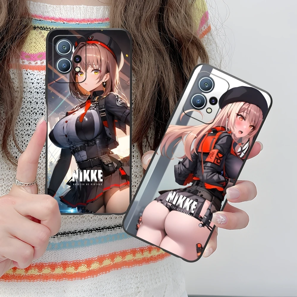 Goddess NIKKE Emma Mobile Cell Phone Case for Huawei P60 P50 P40 P30 P20 P10 P9 P8 Pro Lite Plus Black Soft Phone Cover Shell