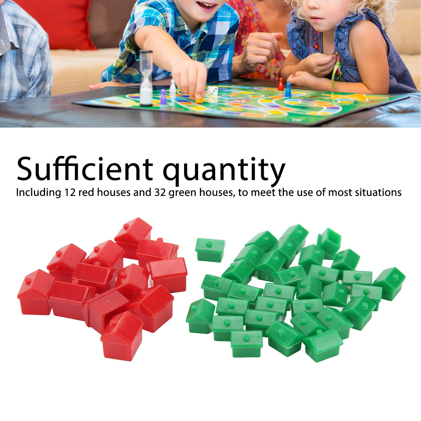 Piezas de repuesto para juego de Hotel, accesorios de plástico para casas y hoteles