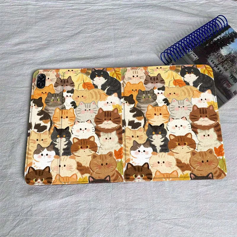 

Cartoon Anime Cat Cute For Huawei MatePad Air SE Pro M6 M5 M2 T10s T5 10 11 12.6 11.5 12 X 10.8 Inch 10.1 Tablet Case