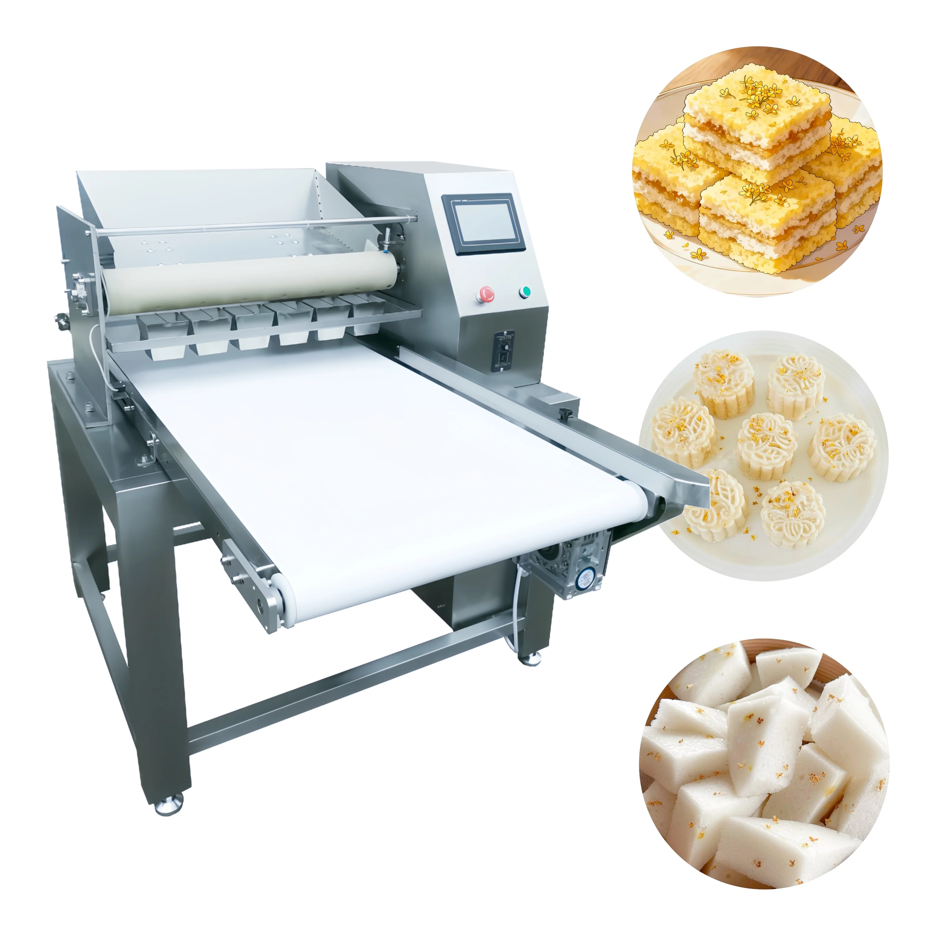 Пищевая фабрика использует машину количественного подачи мясной пасты из нержавеющей стали с регулируемым распылением