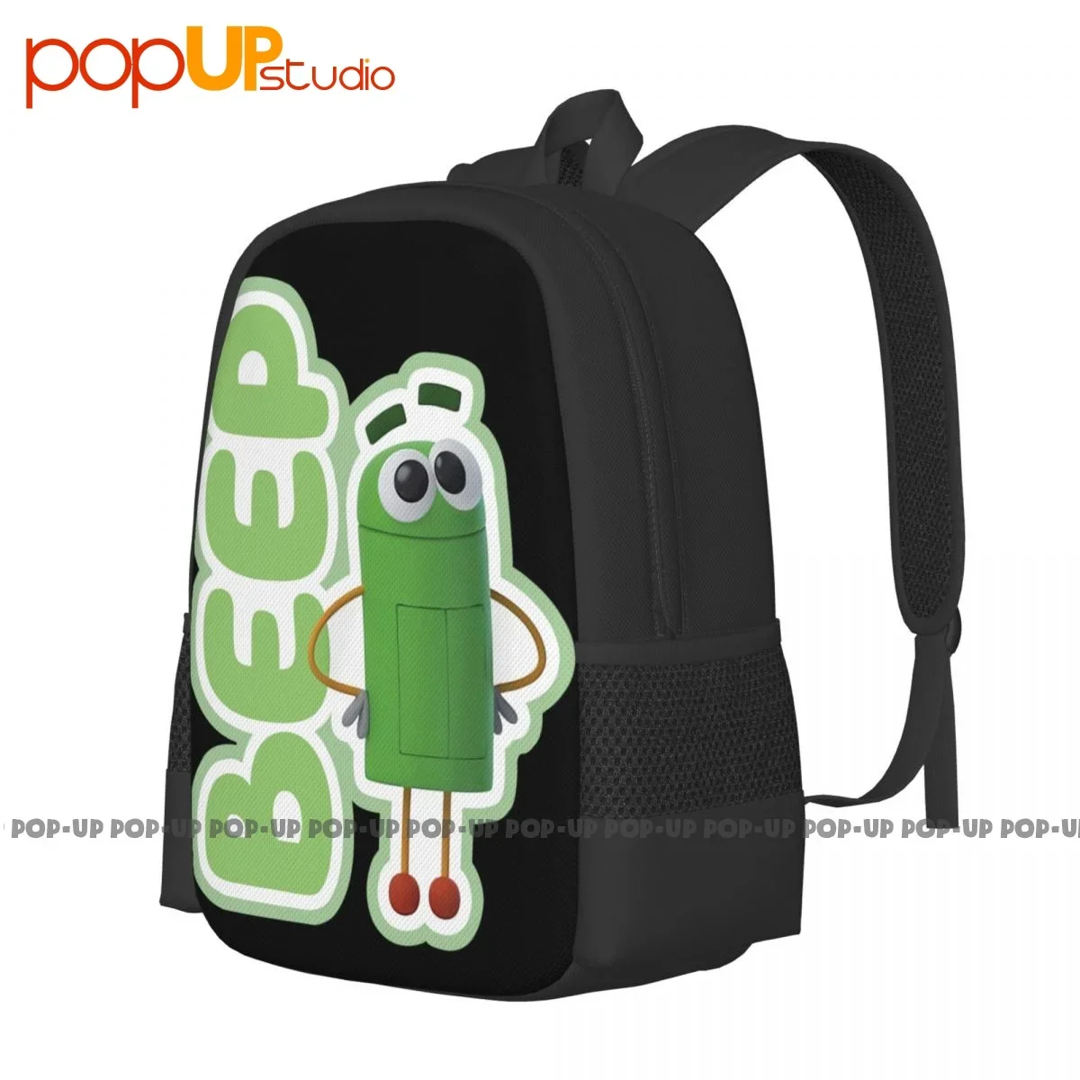 Storybots Beep Portrait Backpack Large Capacity Gym Training Gym Tote Bag Clothes Backpacks