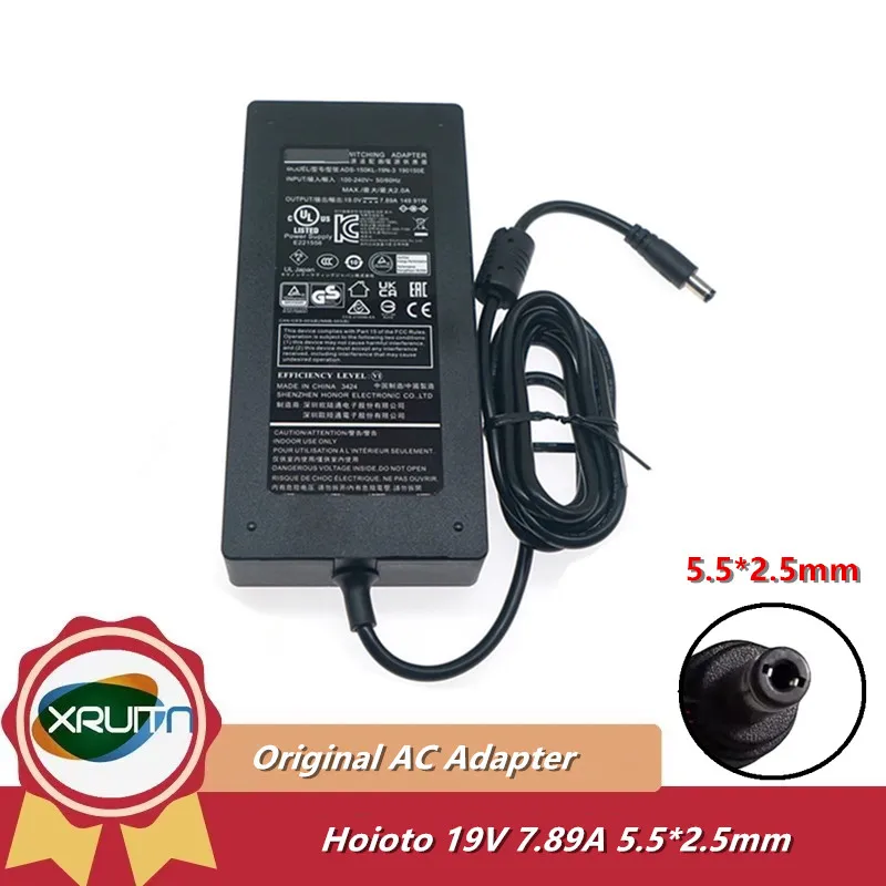 

Original OEM Hoioto 19V 7.89A 150W AC Adapter Charger for MSI MPG 275CQRXF Curved Monitor Power Supply ADS-150KL-19N-3 5.5*2.5mm