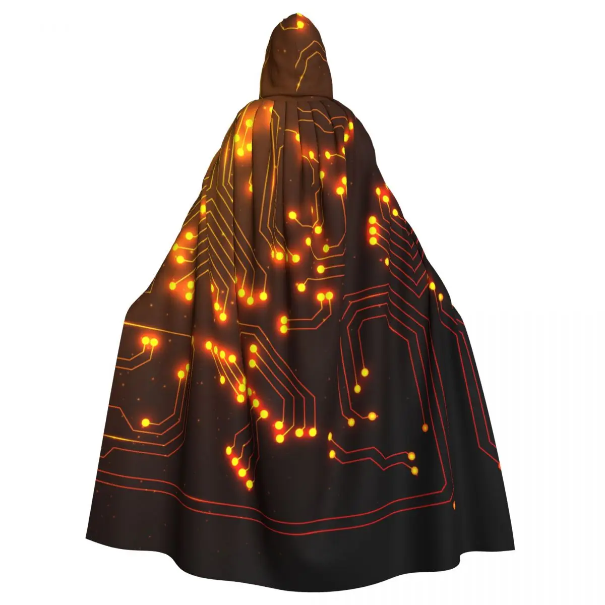 Long Cape Cloak Integrated Circuit Hooded Cloak Coat Hoodies Elf Purim