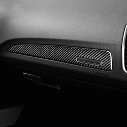 Car Interior Carbon Fiber Dashboard Trim Cover Copilot Dashboard Panel Auto Sticker Car Styling For Audi Q5 8R 2010-2018 SQ5 8R