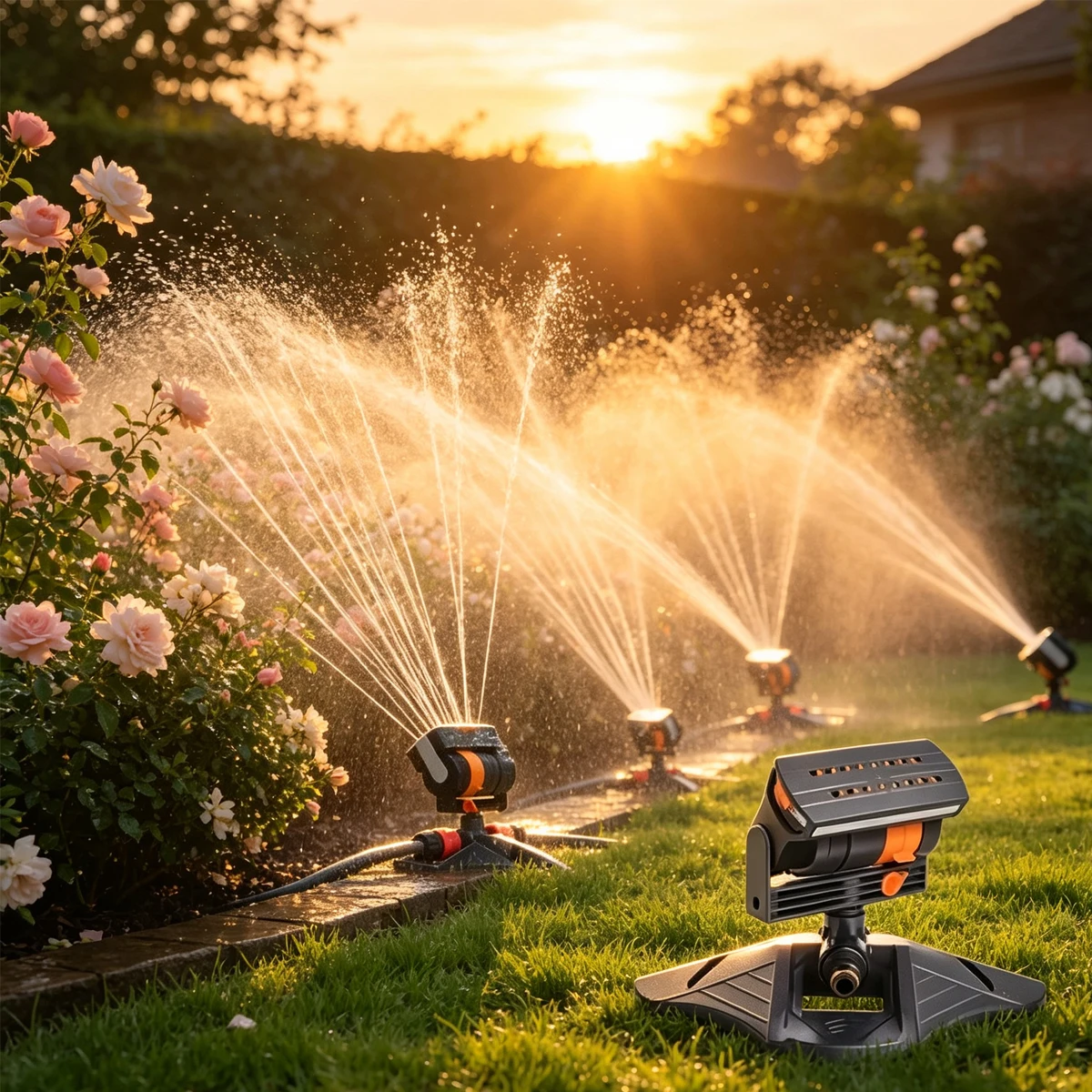 180 Degree Rotating Garden Sprinkler Agriculture Water Sprinklers Gardening Tools and Planting Supplies Oscillating Grass Field