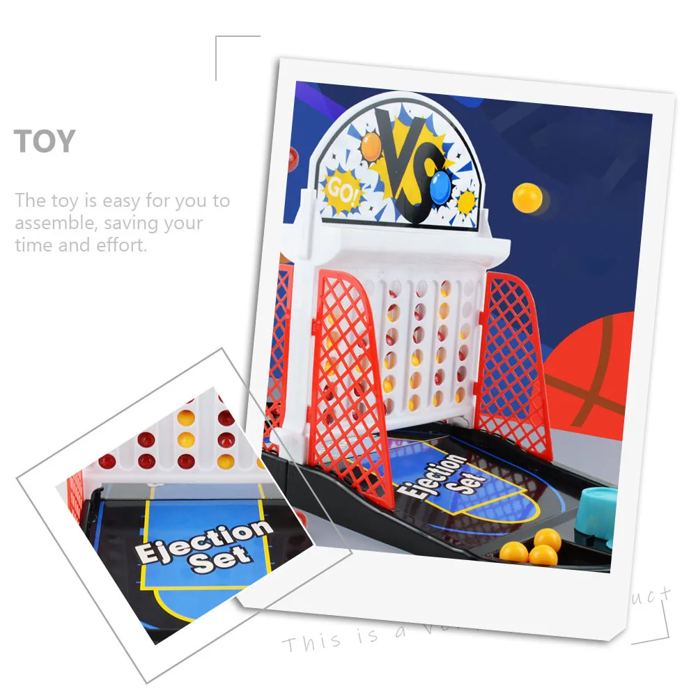 1pc Double-Player Interactive Finger Shot For Kids Children Desktop Game Machine Brain Educational Throwing Basketball