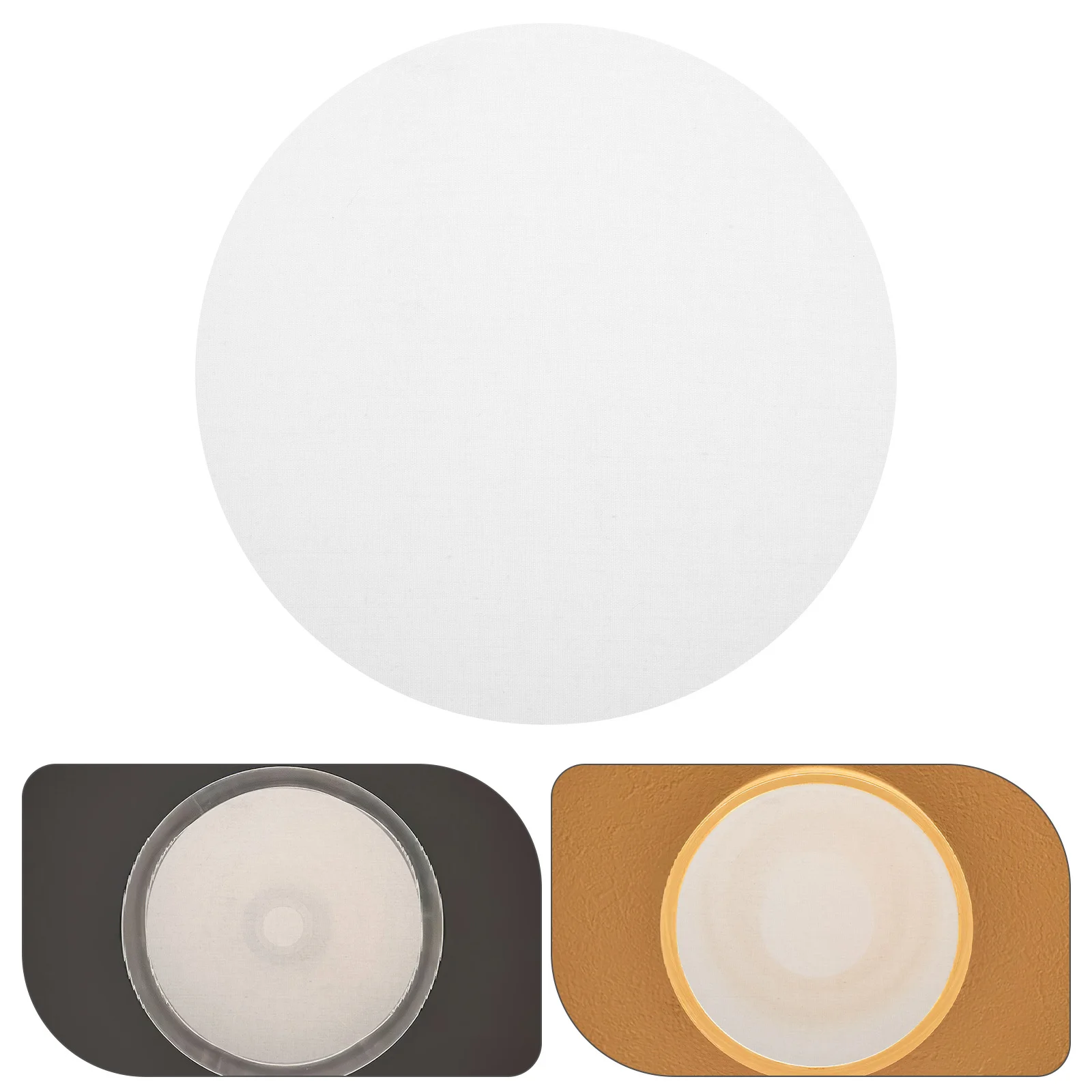 

2Pcs Ceiling Light Diffuser Sheet Anti-Glare Soft Lamp Shade Cover High Temperature Resistant for Nursery Room