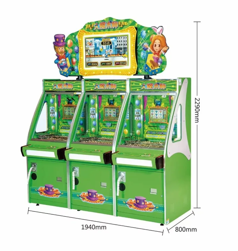 Arcade Coin Pusher Game Machine High Efficiency Commercial Attraction Game for Amusement Centers