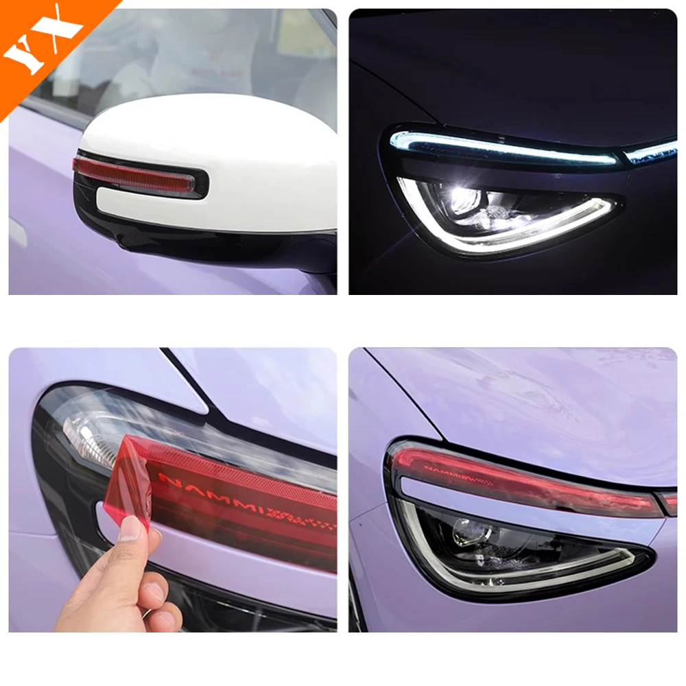 

2025 2026 For dongfeng nammi 01 accessories Car Headlight Film, Headlight Light Color Changing Film, Ultra-Thin Light Film
