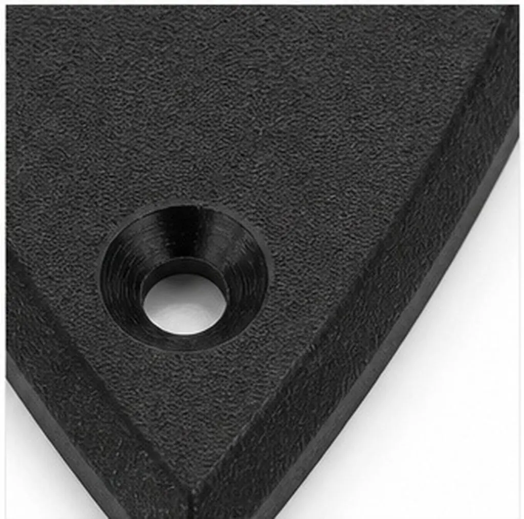 2Pcs Guitar Truss Rod Cover Plate 3 Holes Black Replacement Electric Guitar Parts Accessories Repair Truss Rod Cover