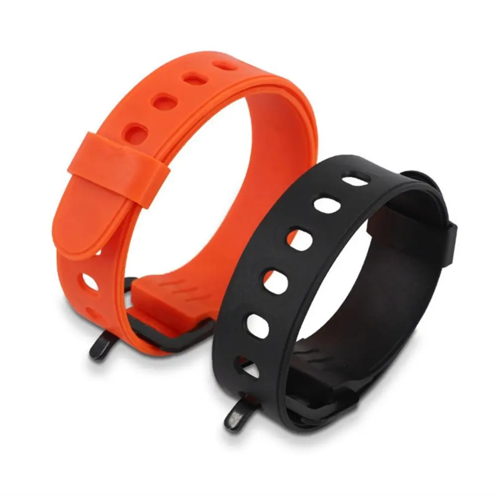 2Pcs Multi-purpose Rubber Tension Strap Unbind Quickly Compact Ties Cable Straps High Strength with Insert Buckle Fastener Tape