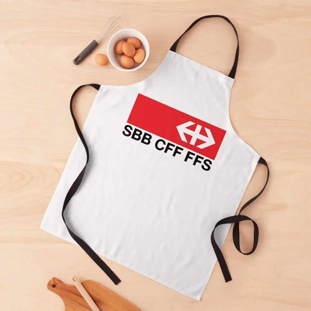 

Swiss Federal Railways (SBB-CFF-FFS) Logo Apron Women Kitchen'S Things For The Kitchen Apron