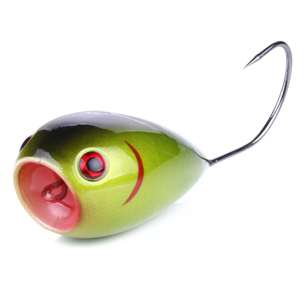 Fake Bait Single Hook Artificial Bait 8 Colors Plastic Outdoor Fishing Tackle Fishing Bait Goods For Fishing Hit Water Waves Lie