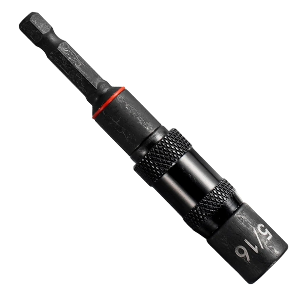 Hex Magnetic Ring Screwdriver Extension Rod Swivel Quick Change Holder For 1/4 3/8 5/16 Inch Drill Bits And Sockets Power Tool