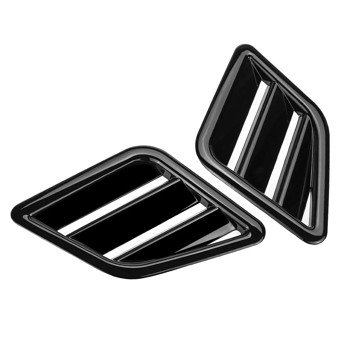 Max Style ABS Plastic Bonnet Vents Universal For Ford For Vauxhall FOR Focus RS For Corsa Fiesta Font Bumper Hood Vent Sticker