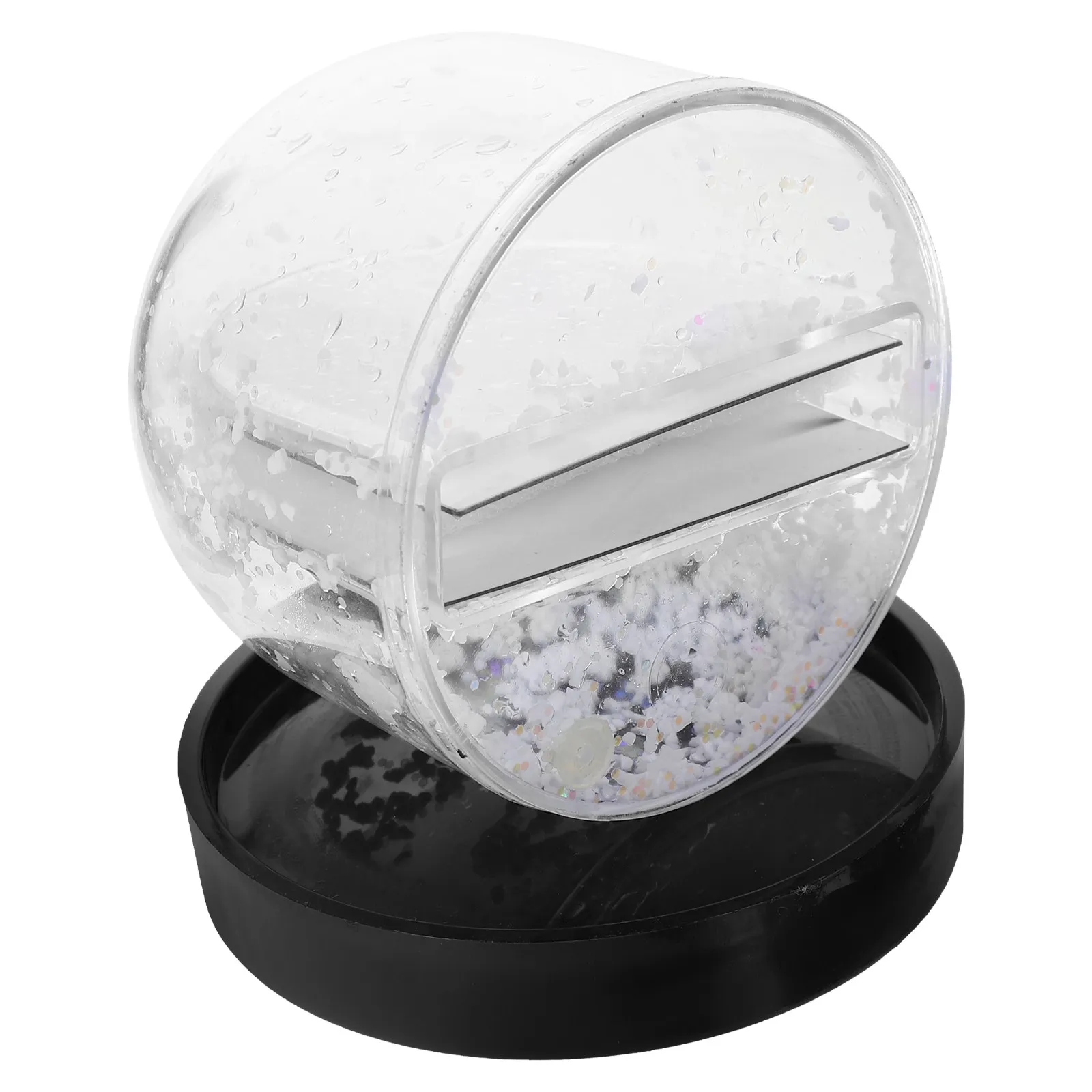 Mini Snow Globe Photo Frame DIY Sublimation Blank Plastic Snowglobe Picture Insert for Mothers Day Fathers Day Stocking Filler