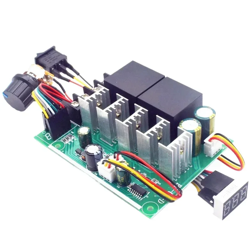 PWM speed controller  DC motor Digital display 0~100% adjustable drive module Input MAX40A 12V 24V