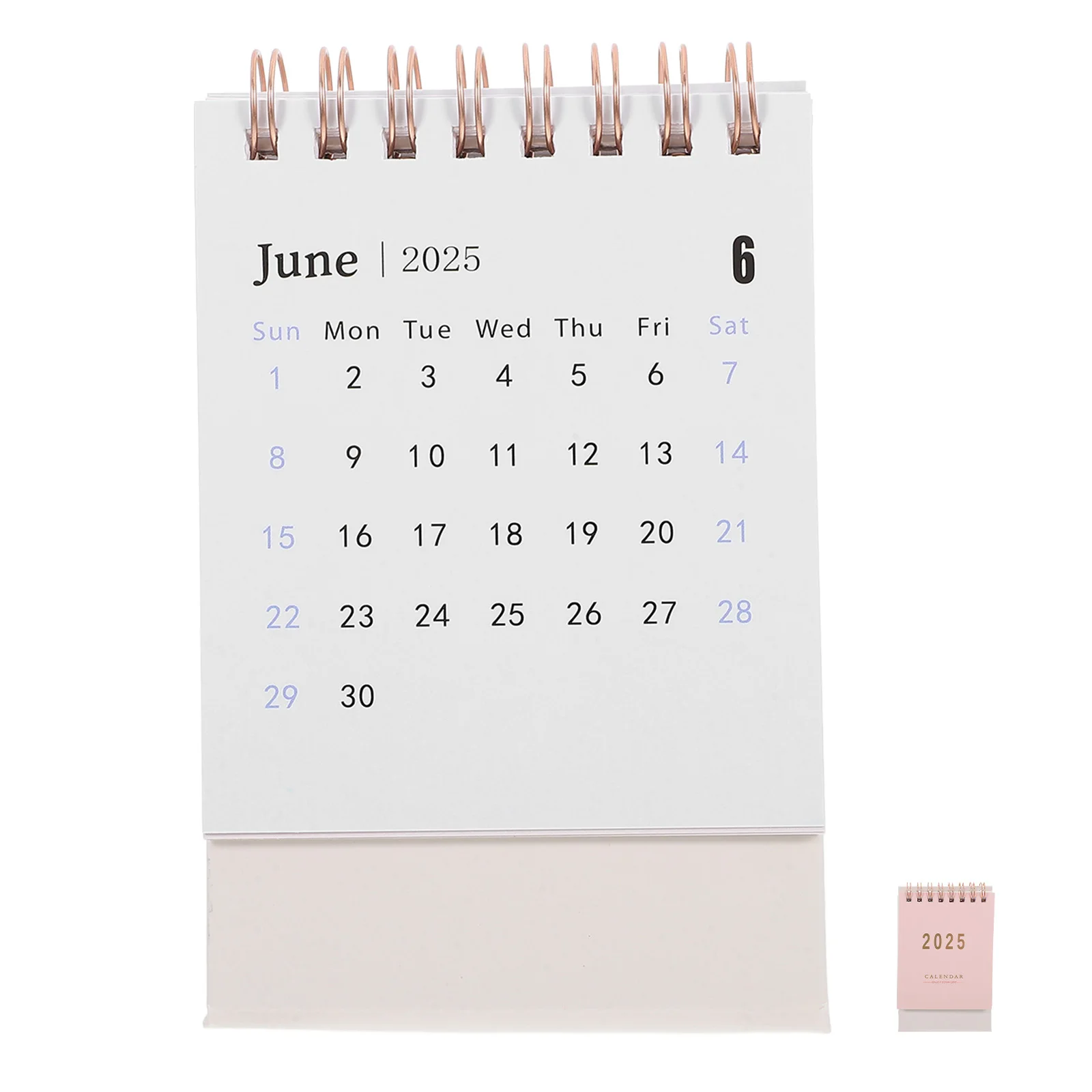 

2024-2025 Freestanding Flip Calendar Mini Office Desk Calendar Thick Paper Monthly Planner Daily Reminder Organizer