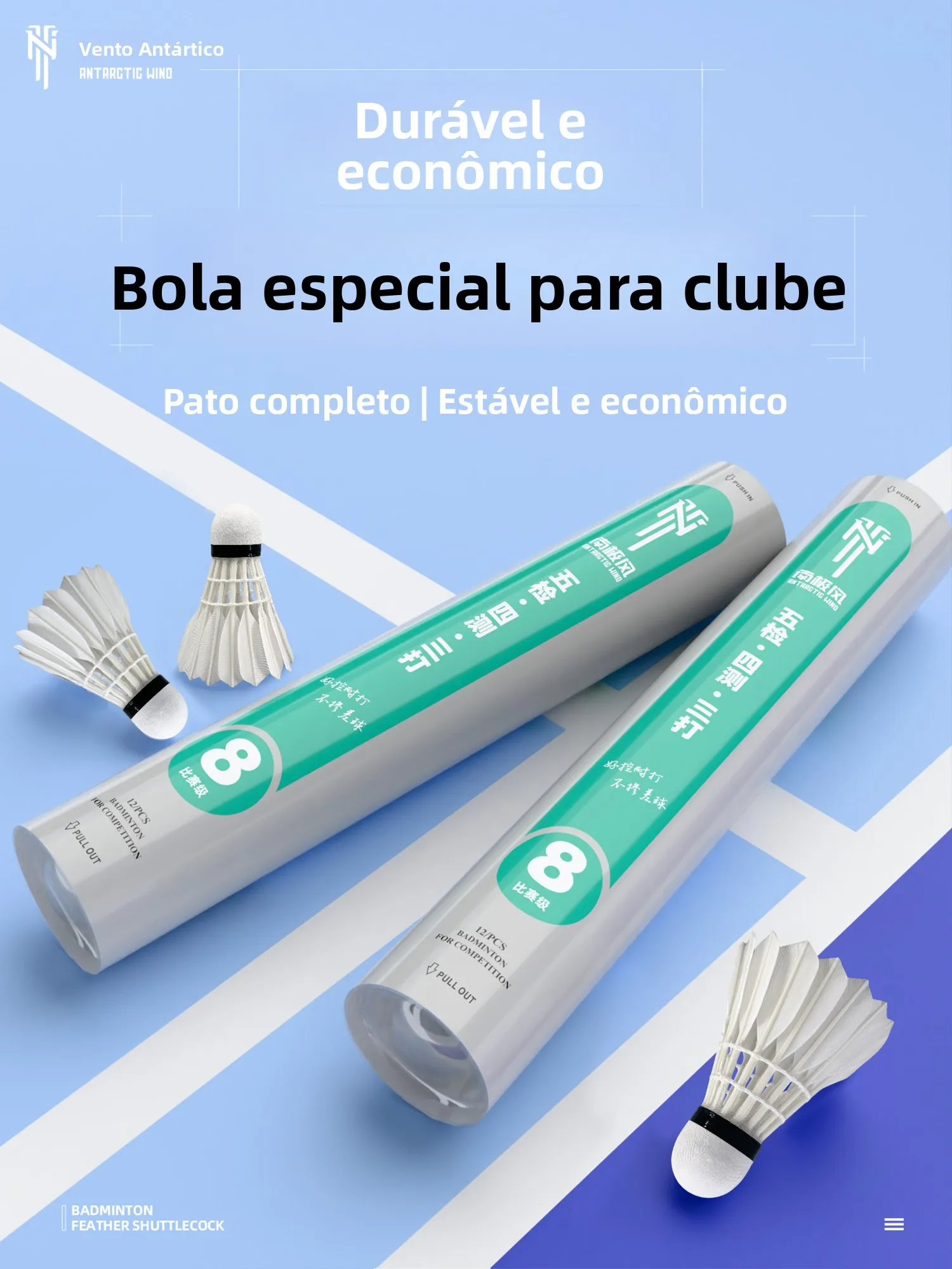 antarctic-wind-competition-8-badminton-shuttlecock-stable-flight-professional-competition-team-recommendation-premium-cork-head