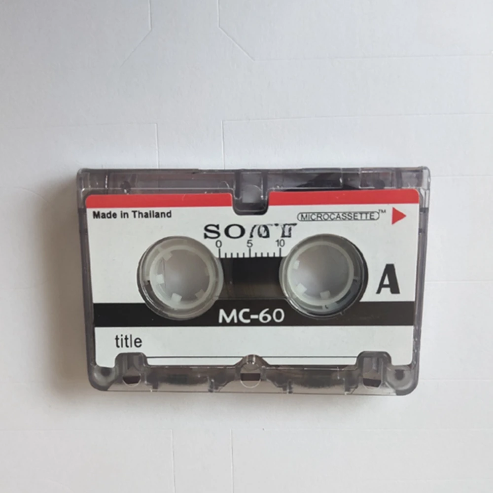 1PCS Mini Interview Tape MC-60 Minute Mini Recording Tape Interview Machine Cassette