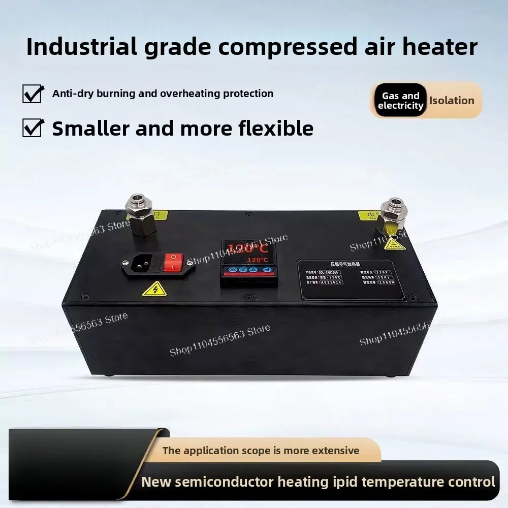 Compressed Air Heater Antifreeze Hot Air Preheating Pipeline Dehumidification Nitrogen Inert Gas