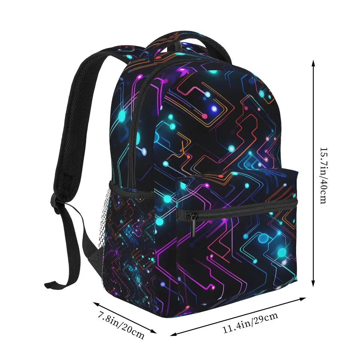 الأحلام الكونية الخيال العلمي مستقبلية سلس نمط حقيبة ظهر الطالب حقيبة مدرسية السفر Daypack للبنين بنات الكتب حقائب الكتف #2