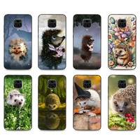 Bright Hedgehog in the Fog Phone Case For Xiaomi Mi 5X 8 9 10 11 12 lite pro 10T PocoX3pro PocoM3 Note 10 pro lite