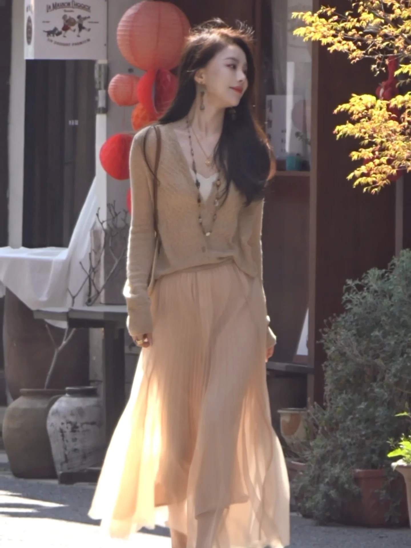 

Вязаный кардиган Iris из шелка и шерсти, коллекция Весна-Лето 2026, универсальный, мягкий, из нейлона, акрила, шерсти и альпаки, с длинными рукавами