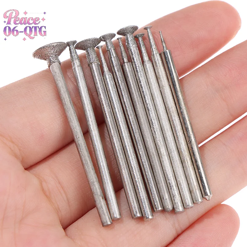 

6/10 шт. шлифовальная головка, камень, нефрит, резьба, полировка, гравировальные инструменты, 2,35 мм, шлифовальная игла с покрытием, ручные инструменты «сделай сам»