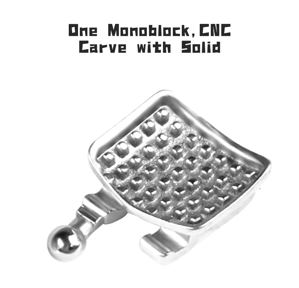 AZDENT 3 Boxen Zahnkieferorthopädische Halterung Hosenträger Mini Roth MBT 022 018 Haken 345 MIM Monoblock Metallklammern Zahnmaterialien – Detail 4