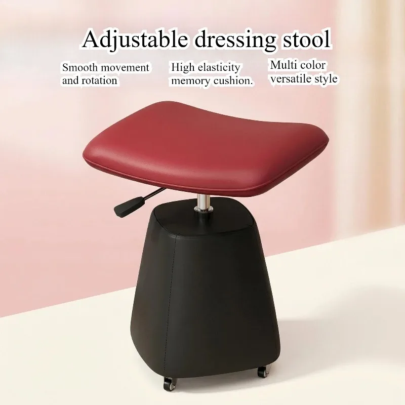 

Makeup Chair Home Cloakroom Premium Dresser Stool Girls Bedroom Rotating Shoe Changing Sofa Stool