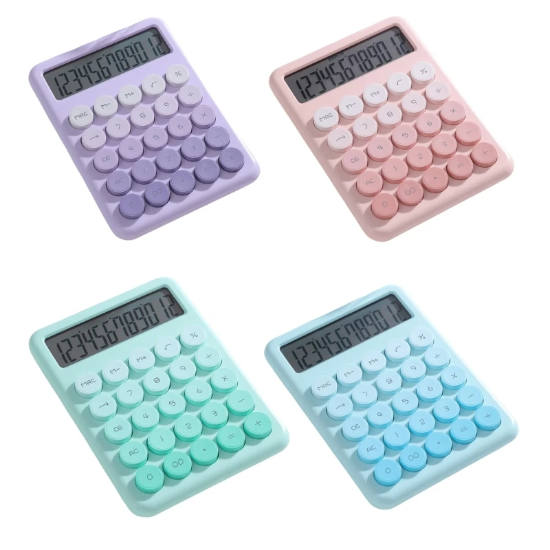 

Fashionable Candy Desk Calculator With 12Digit Readout And Fun Button Design For Students And Teachers Calculator