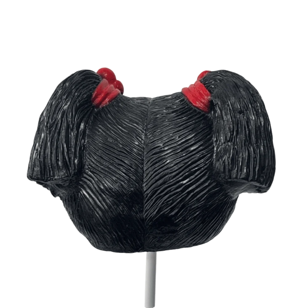 Short Bob Latex Mask Comfortable To Wear Realistic Double Tail Wig Reusable Dressing Up Overhead Masks Halloween Party