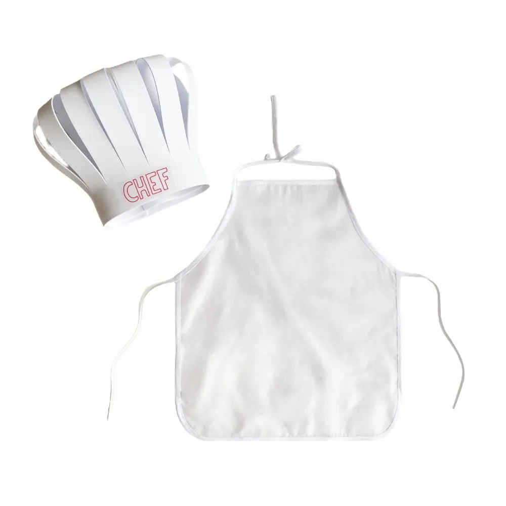 2025 New 2-Piece Chef Costume Set for Toddler & Newborn Photography - Casual Baby Photo & Homewear