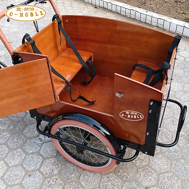 Bicycle with cargo box new design bike Electric modern 3 wheel tricycle