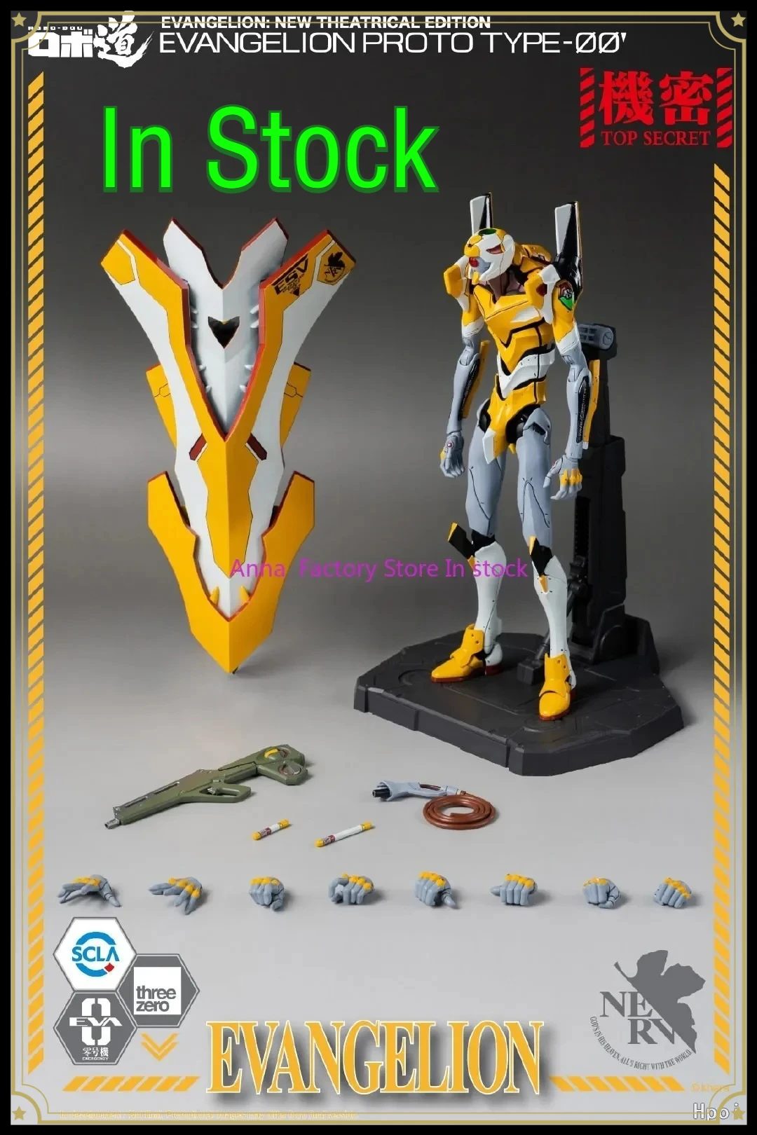 

En Stock, Origina Threezero EVA ROBO Road Neon Genesis Evangelion, Nueva Edición Teatral, Unidad EVA Zero (modificado)