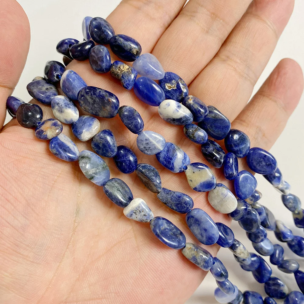 Natural Gem Stone Bead Irregular 8-12mm Agat Quartz Jasper Loose Spacer Beads For Jewelry Making DIY Bracelet Necklace Accessory