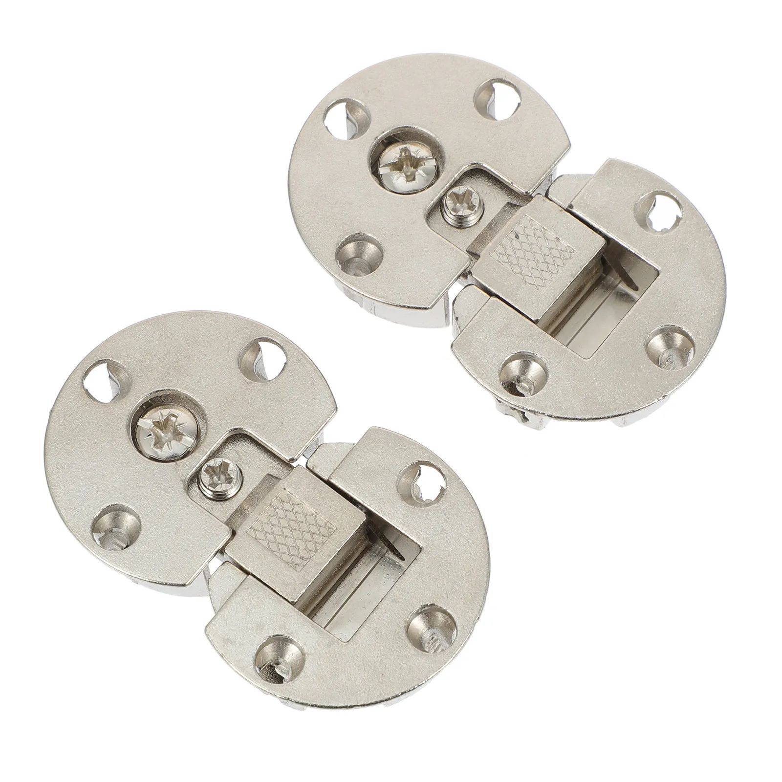 2Pcs Zinc Alloy Folding Table Hinges Heavy Duty Concealed Furniture Flap Lid Hinge Cabinet Door Wardrobe Folding Hinges