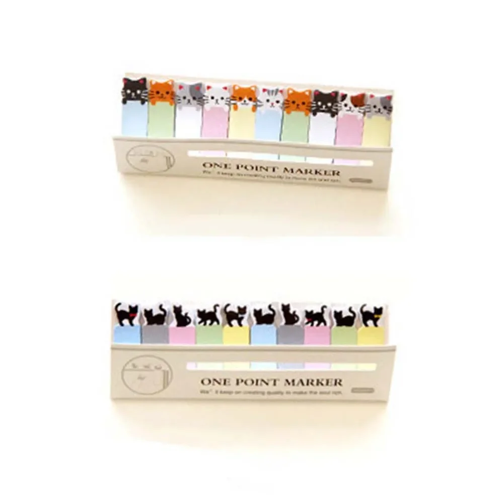 Lovely Stationery Mini Portable Gift Office Home Paper Cats School Memo Pad Animal Multi Color Memo Book