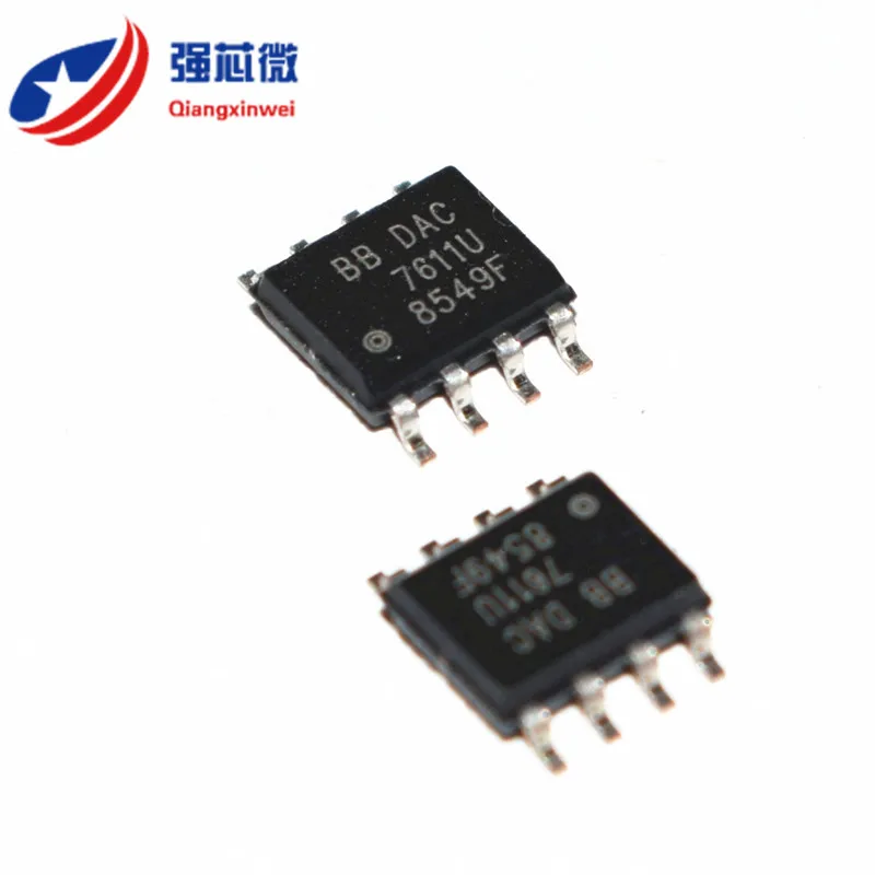 10PCS/LOT  DAC7611U  DAC7611  IC DAC 12BIT V-OUT 8SOIC  In 2023 a New Original