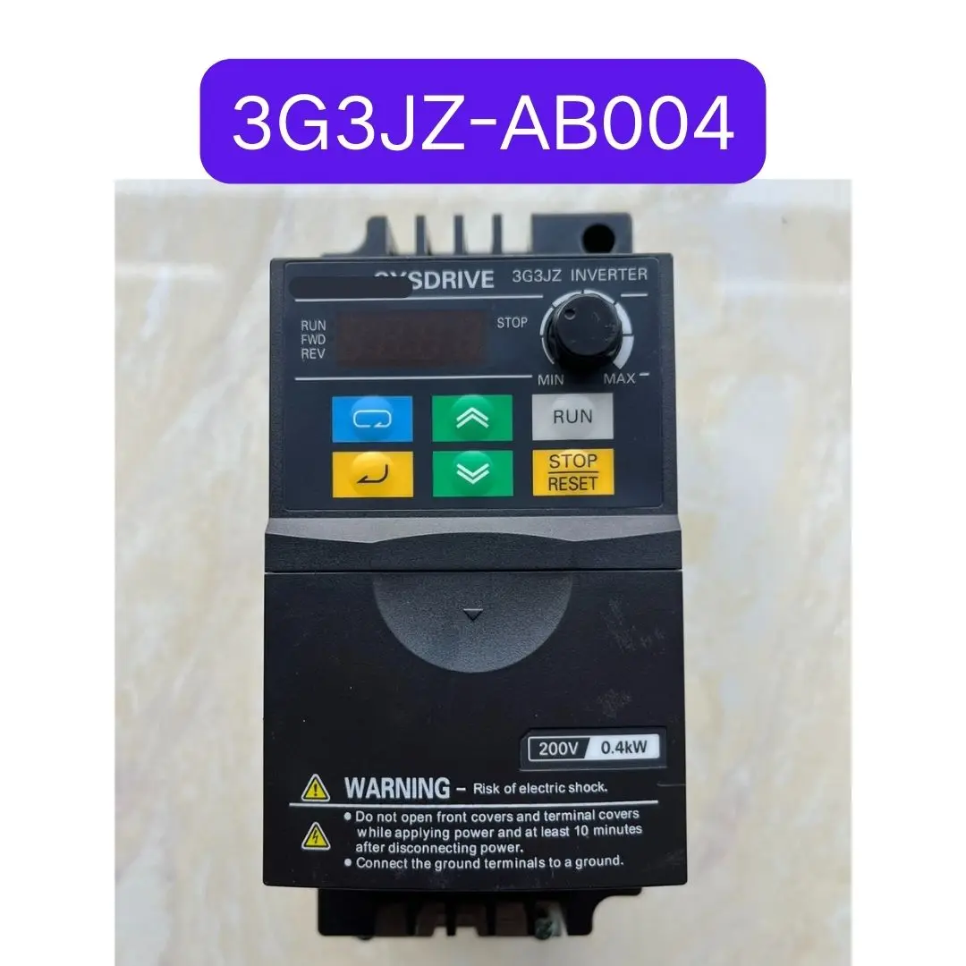 

Used 3G3JZ-AB004 inverter 0.4KW Test OK Fast Shipping