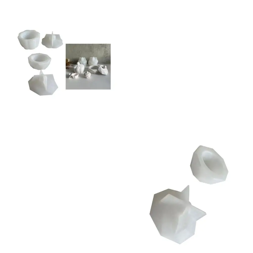 

Silicone Resin Molds for DIY Storage Jar, Jewelry Holder Case