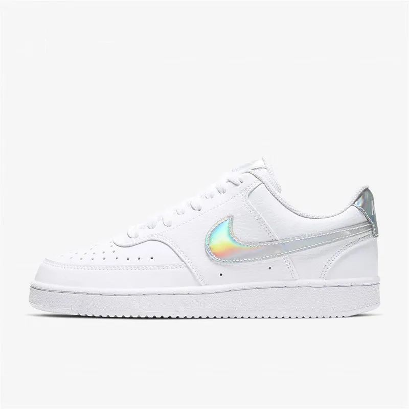 Nike Court Vision 1LOW противоскользящие, износостойкие, легкие, модные женские туфли из искусственной кожи с низким вырезом