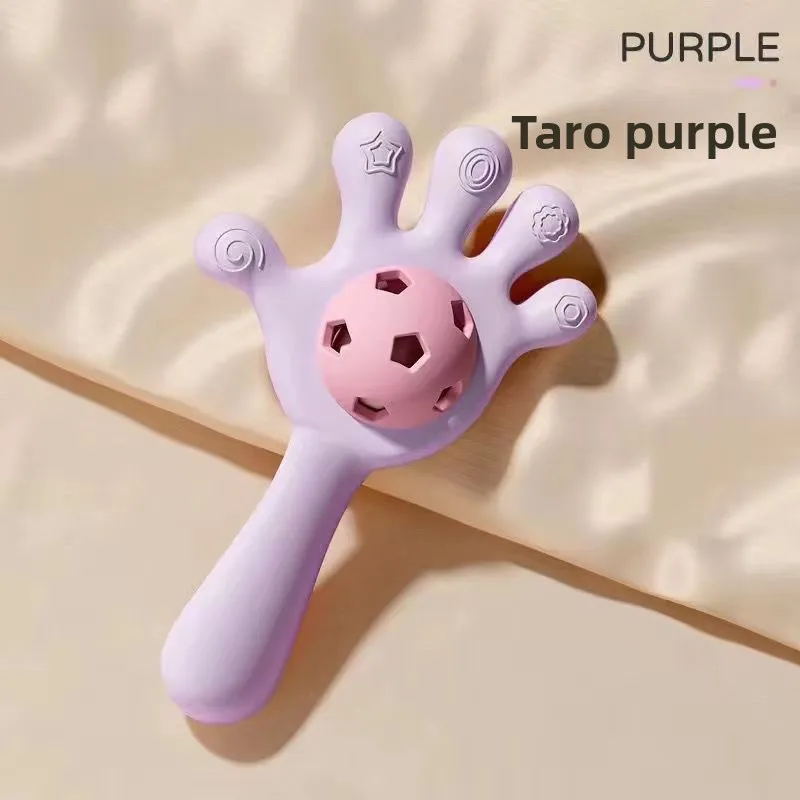 Chocalho de mão para bebês, brinquedo educacional para bebês de ano, treinamento pode morder cola dentária, mês, carro calmante para mãe e bebê