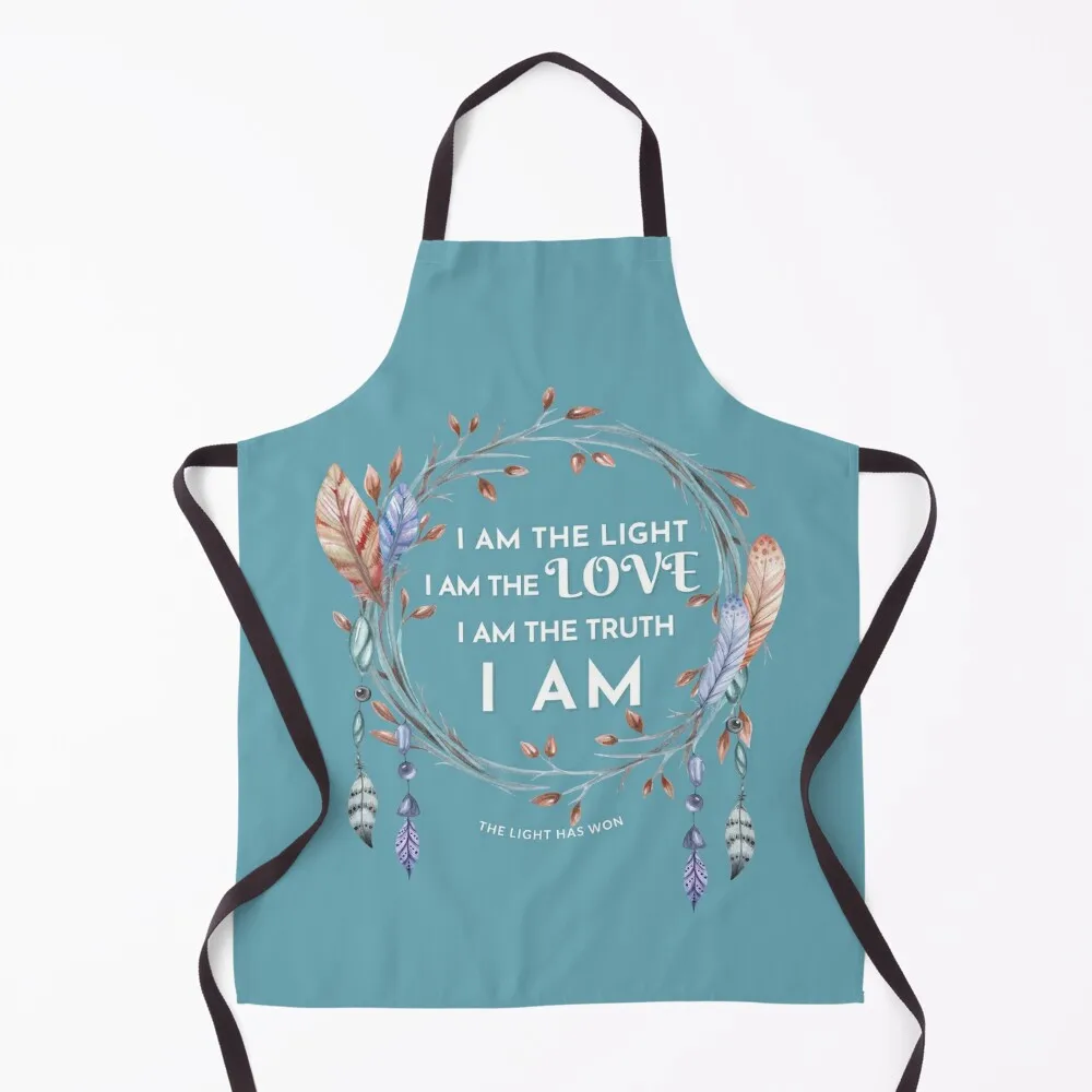 

I AM - Native Wreath Apron japanese style painters esthetician Apron