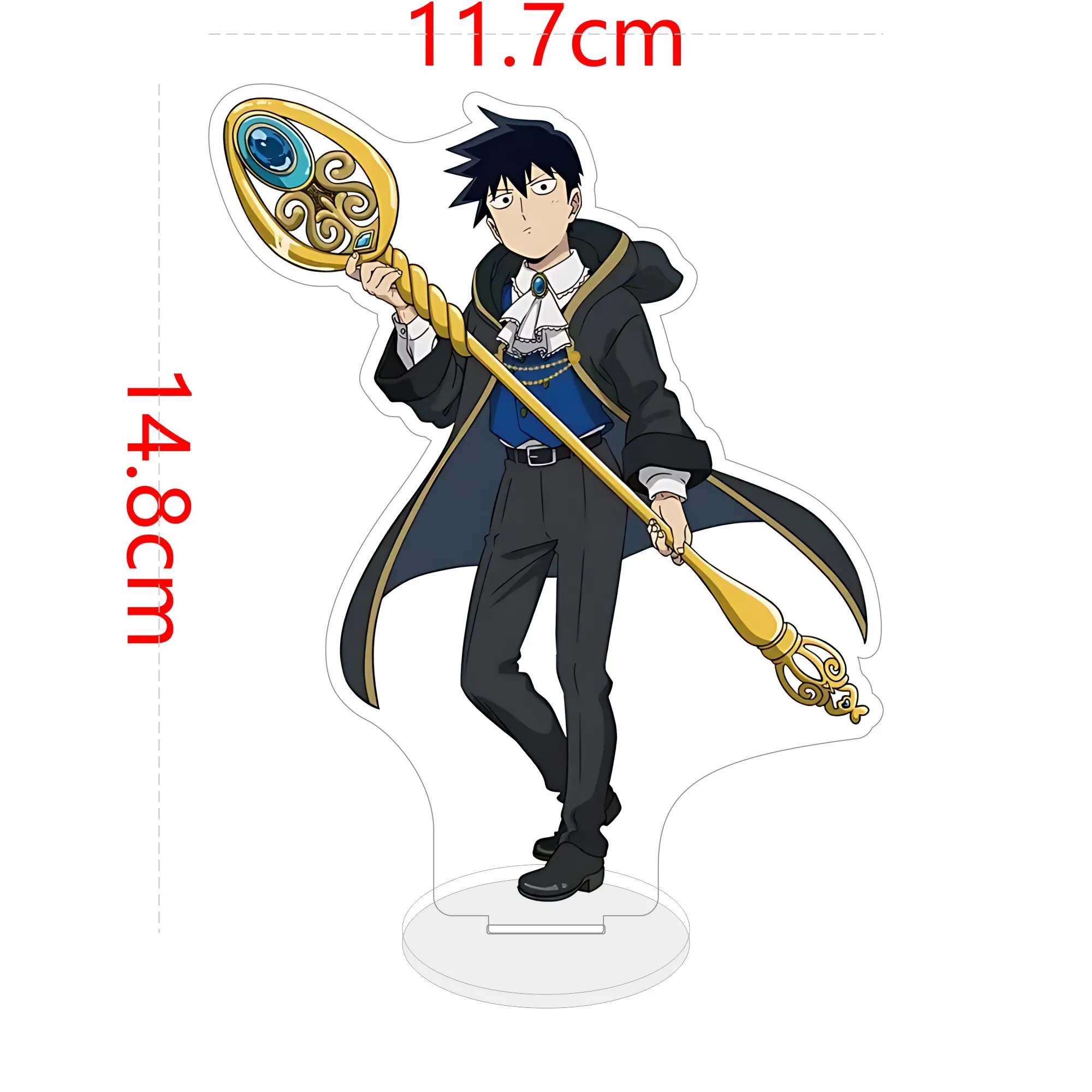 Anime Mob Psycho 100,15cm Acrylic Stand,Figure Display Model Plate,Acrylic Keychain,Q version,Desk Display,Friend Gift