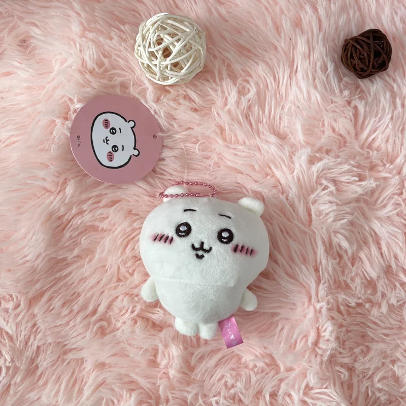 chiikawa chiikawa Hachi Usachi small feet pendant self-deprecating bear cute plush doll play doll toys