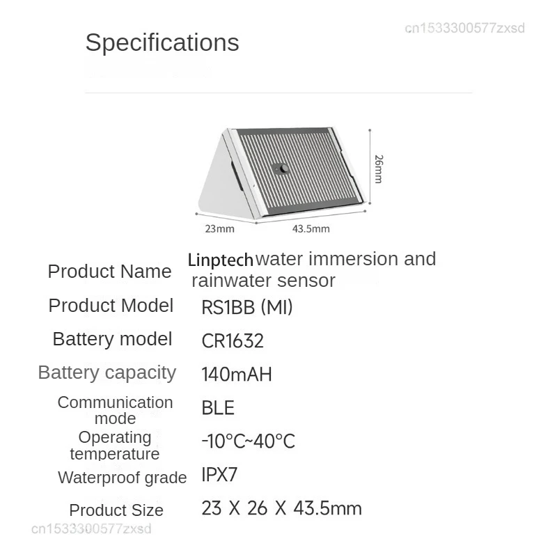 شاومي-Linptech مستشعر الغمر بالماء ، مستشعر تسرب ذكي ، يعمل مع تطبيق Mi Home ، نظام إنذار ، جهاز مراقبة عن بعد ، تسرب
